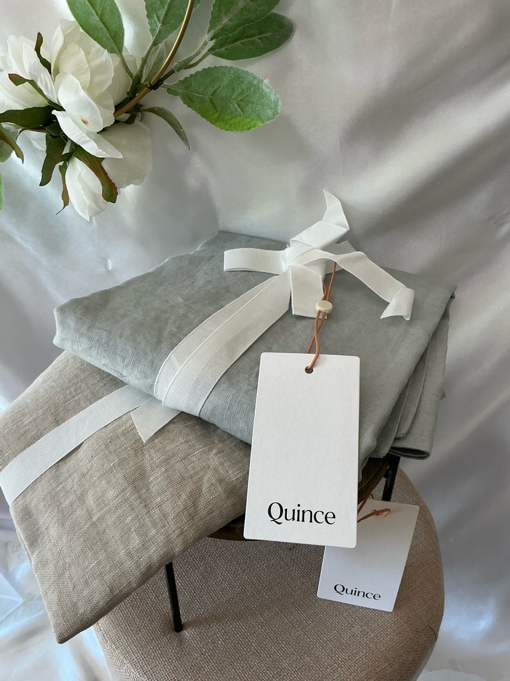 NWT Quince Euro Linen Sham Mist Khaki Sold Separately